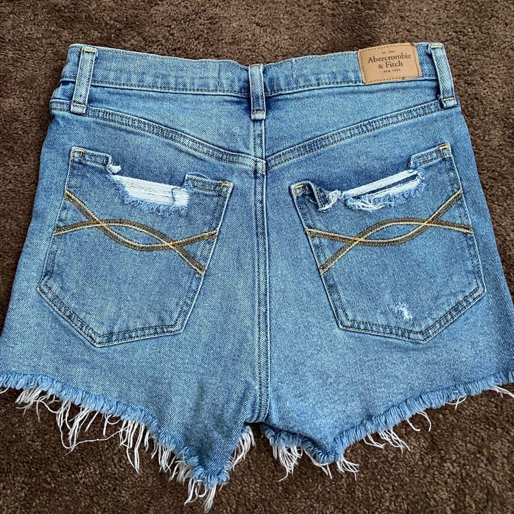 High Rise Jean Shorts - Picture 2 of 3